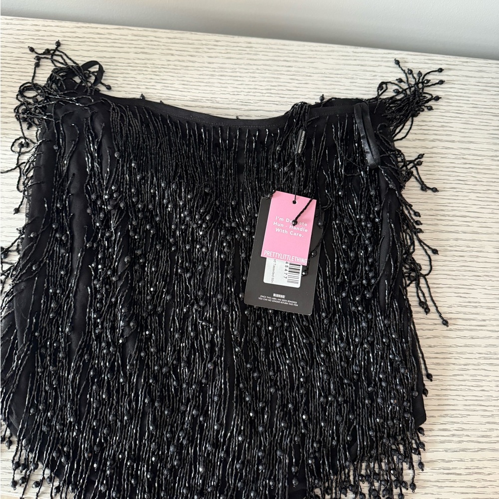 New with tag - embellished tasseled skirt